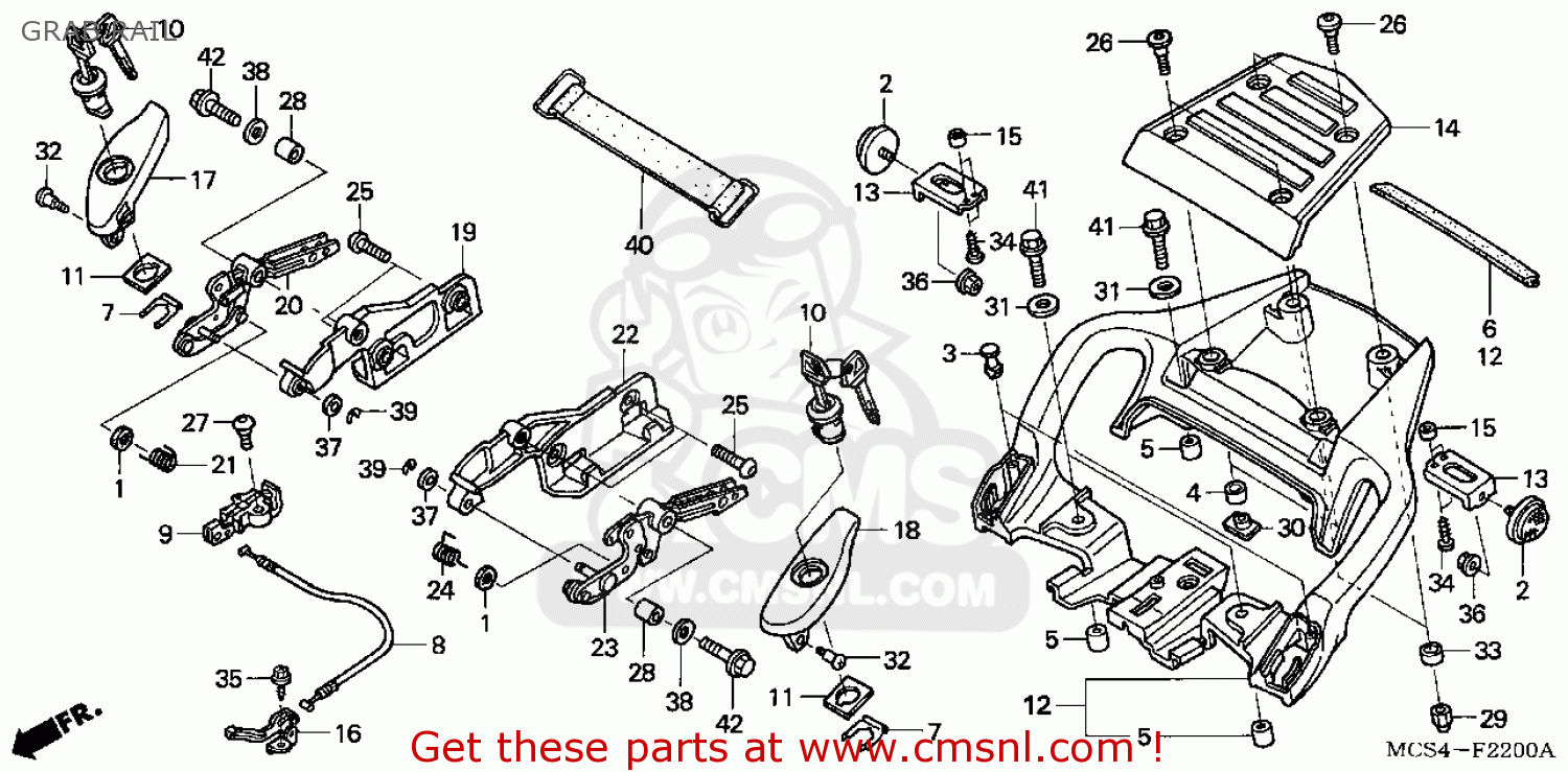 Honda ST1300 2004 (4) USA parts lists and schematics