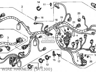 Honda ST1300 2005 (5) USA parts lists and schematics