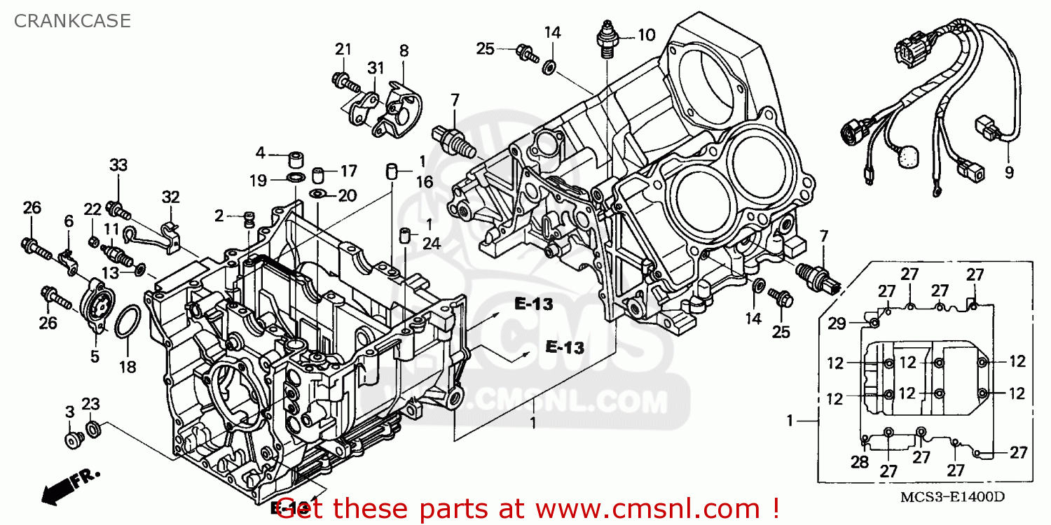 Honda Honda ST1300 PANEUROPEAN 2004 (4) AUSTRALIA parts lists and