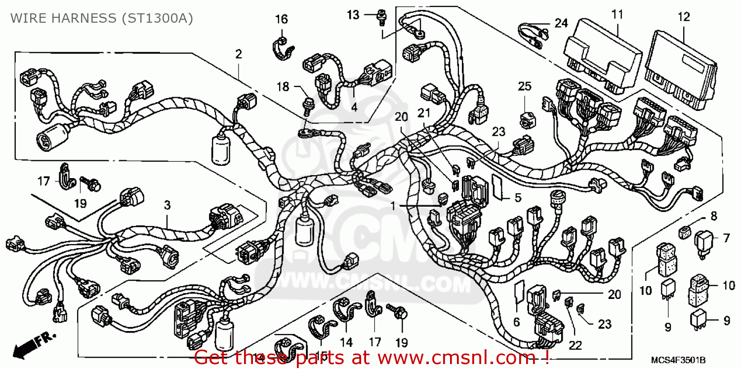 Honda ST1300A 2006 (6) USA WIRE HARNESS (ST1300A) - buy WIRE HARNESS