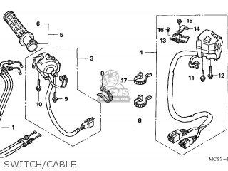 Honda ST1300A PANEUROPEAN 2004 (4) ENGLAND / ABS parts lists and schematics