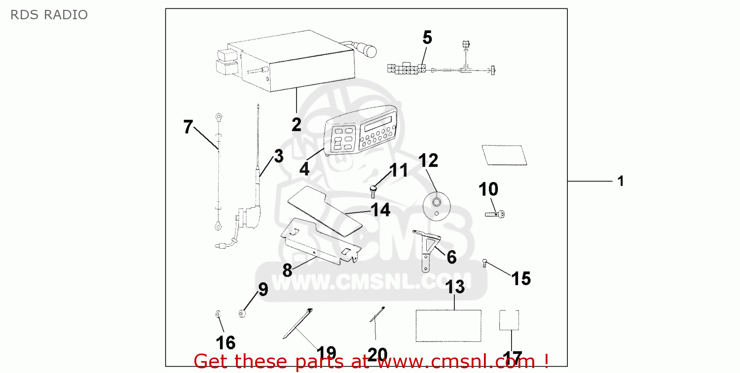 Honda ST1300A PANEUROPEAN 2004 (4) FRANCE / ABS RDS RADIO buy RDS