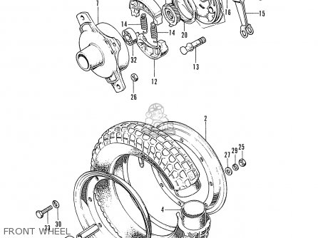CUSCINETTI E GUARNIZIONI RUOTA ABR PER HONDA 50 Dax St 1970-2000 - Foto 9