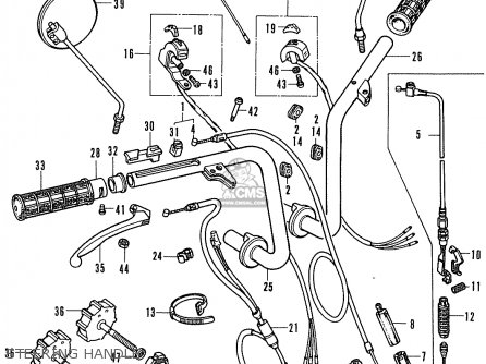 Honda ST70 DAX GENERAL EXPORT TYPE 1 パーツリストと回路図