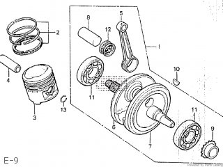 Honda TL125 1988 (J) JAPAN JD06-120 parts lists and schematics