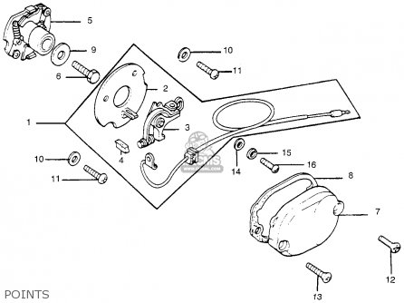 Honda TL250 TRIALS 1976 USA parts lists and schematics