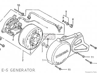 Honda TLM50 1985 (F) parts lists and schematics