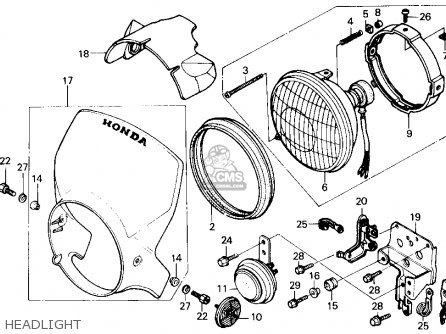 Honda Reflex 200 TLR200 1986 1987 Parts List Catalog Motorcycle Manual 