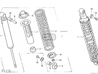 Honda TLR250 1985 (F) parts lists and schematics