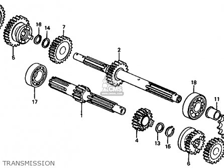 Honda TRX125 FOURTRAX 125 1985 (F) USA parts lists and schematics
