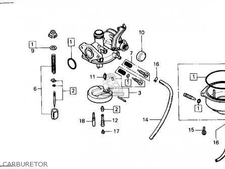 Honda TRX125 FOURTRAX 125 1988 (J) USA parts lists and schematics