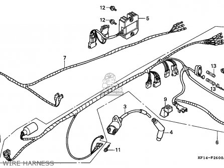 Honda TRX200D FOURTRAX 1995 (S) USA parts lists and schematics