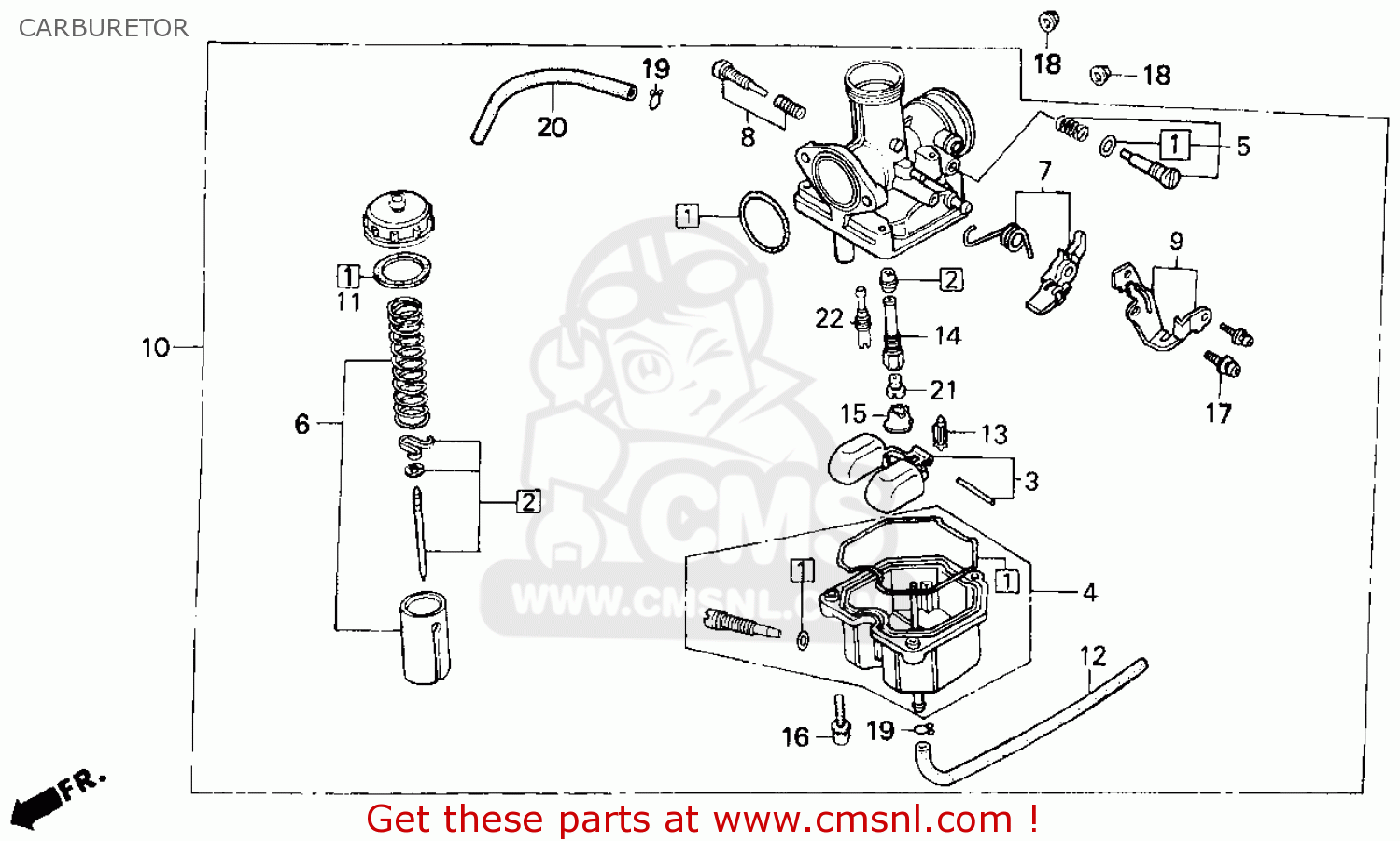 Honda TRX200D FOURTRAX 1997 (V) USA TYPE 2 CARBURETOR - buy CARBURETOR