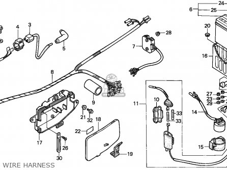 Honda TRX200SX FOURTRAX 1987 (H) AUSTRALIA parts lists and schematics