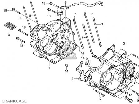 Honda TRX200SX FOURTRAX 200SX 1987 (H) USA parts lists and ... 300ex engine diagram 