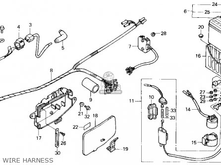 Honda Trx200sx Fourtrax 200sx 1987 (h) Usa Parts Lists And Schematics