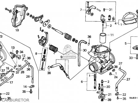 Honda TRX250 FOURTRAX 250 1987 (H) USA Listes De Pièces Et Schémas - Foto 11
