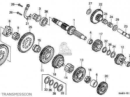 Honda TRX250 FOURTRAX 1985 (F) CANADA parts lists and schematics