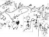 Honda TRX250 FOURTRAX 250 1985 F USA WIRE HARNESS