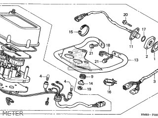 Honda TRX250 RECON 2001 (1) CANADA CMF parts lists and schematics