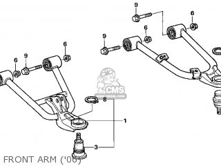Honda TRX250EX 2006 (6) USA parts lists and schematics