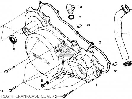 Honda TRX250R FOURTRAX 250R 1987 (H) USA parts lists and schematics