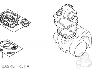 GASKET KIT A - TRX250TE FOURTRAX RECON 2010 (A) AUSTRALIA / EC