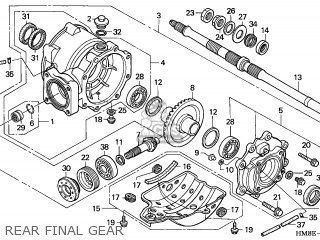 Honda Recon 250 Parts Diagram