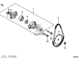 Honda TRX250TM FOURTRAX RECON 2003 (3) USA parts lists and schematics