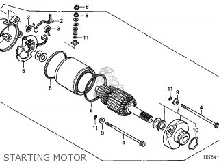 Honda TRX250TM FOURTRAX RECON 2003 (3) USA parts lists and schematics