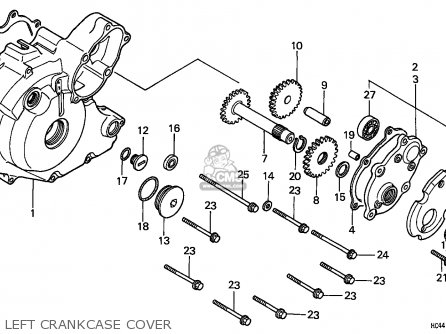 Honda TRX300 FOURTRAX 1989 (K) USA parts lists and schematics