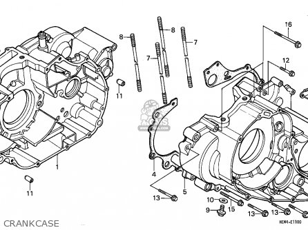 Honda TRX300 FOURTRAX 1990 (L) USA parts lists and schematics