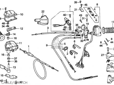 Honda TRX300 FOURTRAX 1994 (R) AUSTRALIA parts lists and schematics