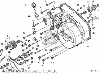 Honda TRX300 FOURTRAX 1996 (T) EUROPEAN DIRECT SALES REF parts lists
