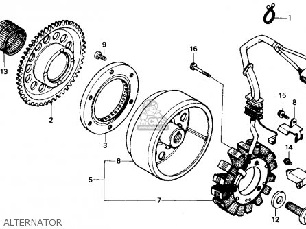 Honda TRX300 FOURTRAX 300 1990 (L) USA parts lists and ... color n electrical diagram 