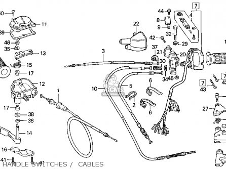 Honda TRX300 FOURTRAX 300 1994 (R) USA parts lists and schematics