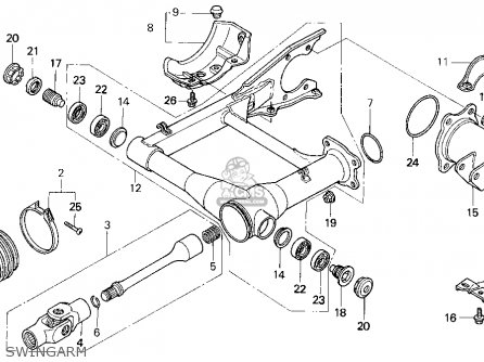 Honda TRX300 FOURTRAX 300 1994 (R) USA parts lists and schematics