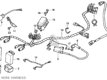 Honda TRX300 FOURTRAX 300 1995 (S) USA parts lists and ... 1990 kawasaki bayou wiring diagram 
