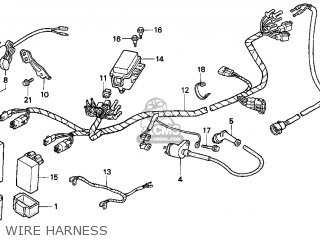 Honda Trx300 Fourtrax 300 1998 (w) Usa parts list ... trx300 wiring diagram 