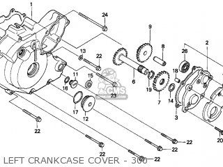 Honda TRX300 FOURTRAX 300 1999 (X) USA parts lists and schematics