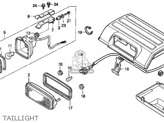 Honda TRX300 FOURTRAX 300 1999 (X) USA parts lists and schematics