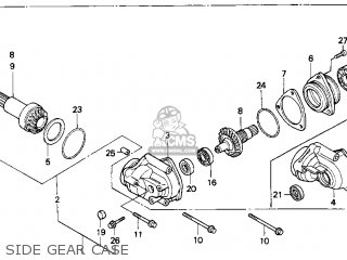 Honda TRX300 FOURTRAX 300 2000 (Y) USA parts lists and schematics