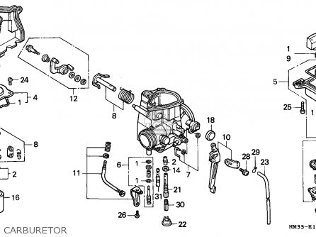 Honda TRX300EX FOURTRAX 1996 (T) CANADA parts lists and ... 300ex fuel diagram 