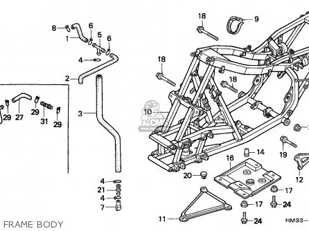 Honda TRX300EX FOURTRAX 1996 (T) CANADA parts lists and ... 300ex engine diagram 