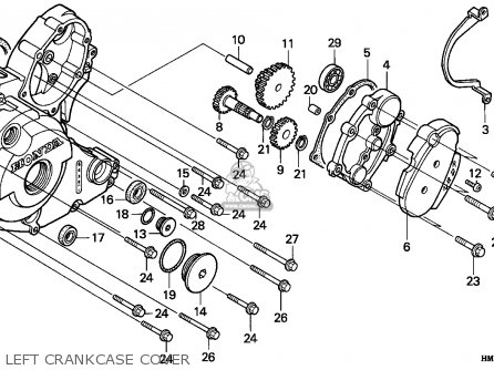 Honda TRX300EX FOURTRAX 1996 (T) CANADA parts lists and schematics