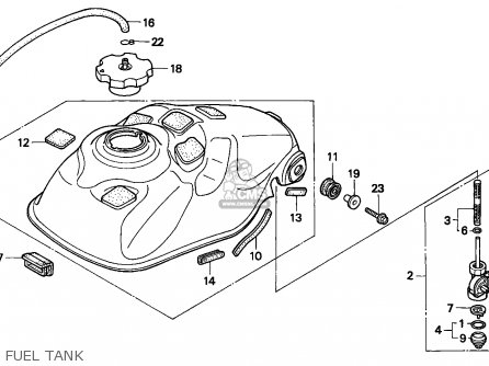 Honda Trx300ex Fourtrax 1997 (v) Usa New Hampshire Only ... trx400ex engine head diagram 