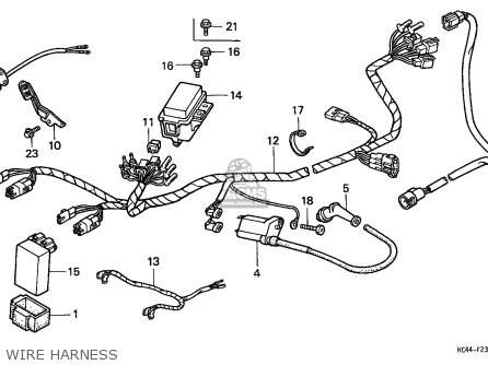 Honda TRX300FW FOURTRAX 1988 (J) USA parts lists and schematics