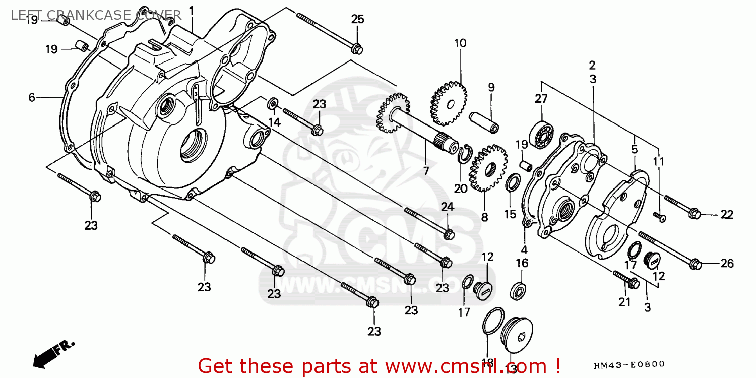Filtro Olio AHL 113 Per Honda TRX300FW Fourtrax 4X4 300 1987-2001 - Foto 6