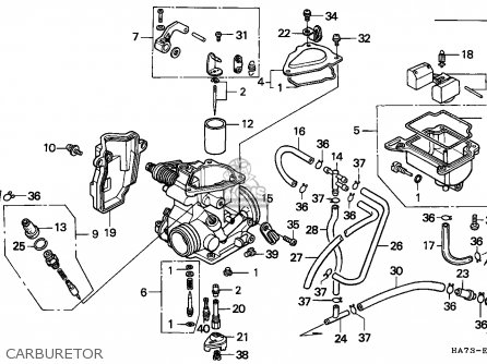 Honda Trx350 Fourtrax 1986 Canada parts list partsmanual partsfiche