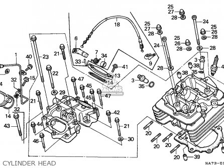 Honda TRX350 FOURTRAX 1986 (G) CANADA parts lists and schematics
